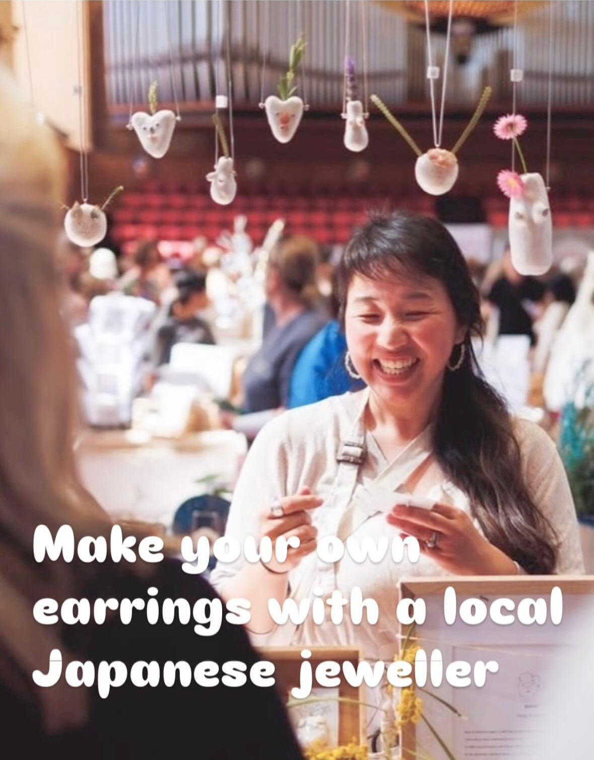 Modern Kintsugi earrings workshop